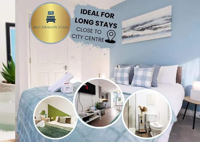 Cardiff City Centre Apartment Private Parking